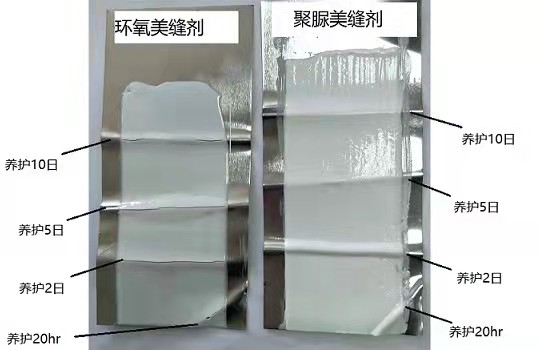 天冬聚脲抗弯折实验